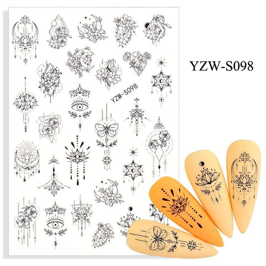 Sticker YZW-S098 -  Solo en Pink Pot Plant 