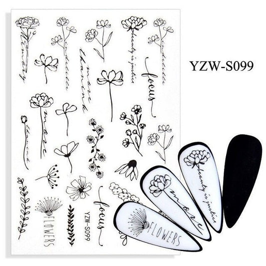 Sticker YZW-S099 -  Solo en Pink Pot Plant 