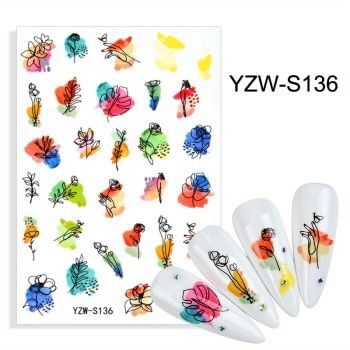 Sticker YZW-S136 -  Solo en Pink Pot Plant 