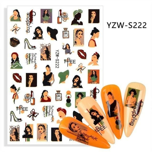 Sticker YZW-S222 -  Solo en Pink Pot Plant 