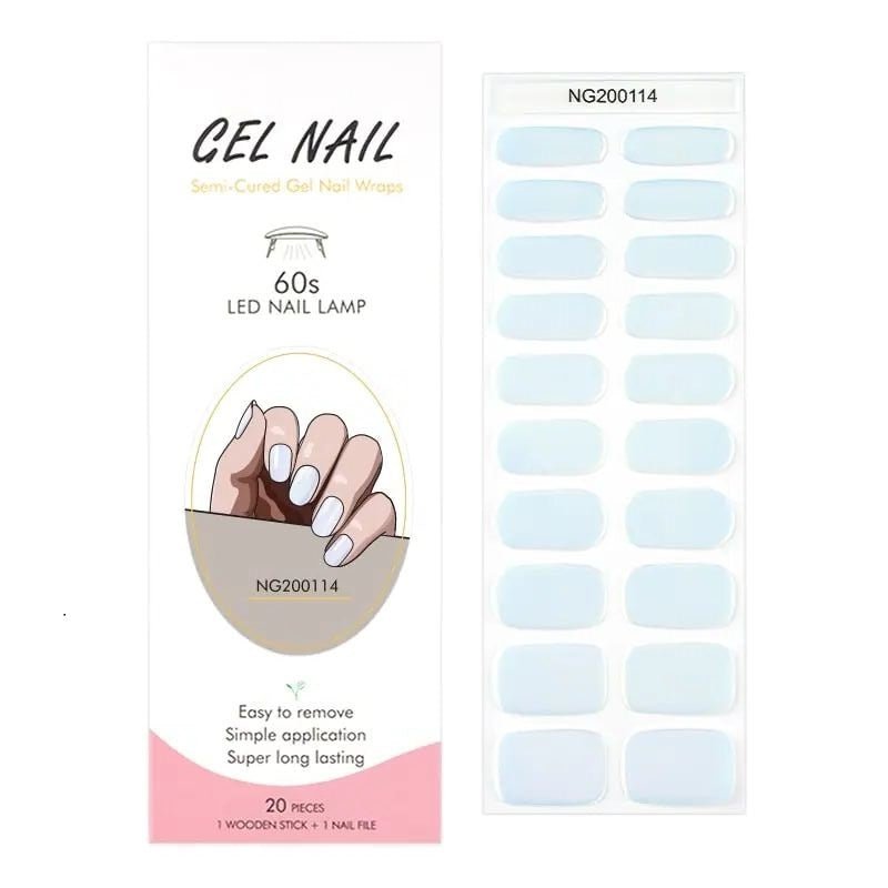 Sticker en Gel semi curado NG114 -  Solo en Pink Pot Plant 