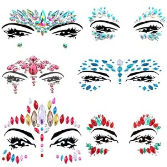 Strass para Rostro -  Solo en Pink Pot Plant 