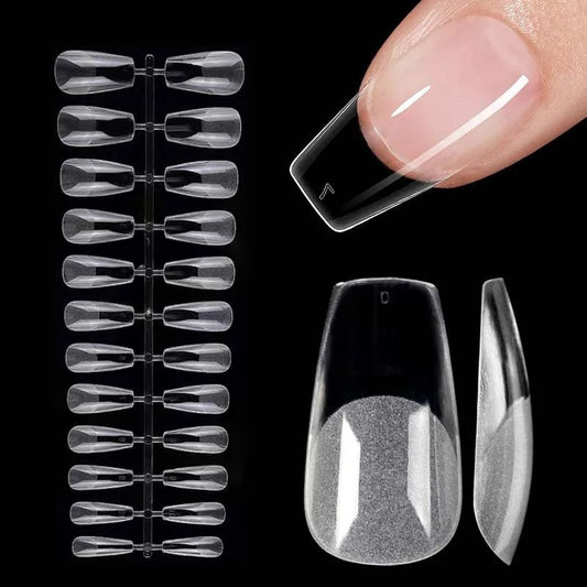 Tips SOFT GEL ABS #01 Coffin Corta x 240 - ISSI Supplies -  Solo en Pink Pot Plant 