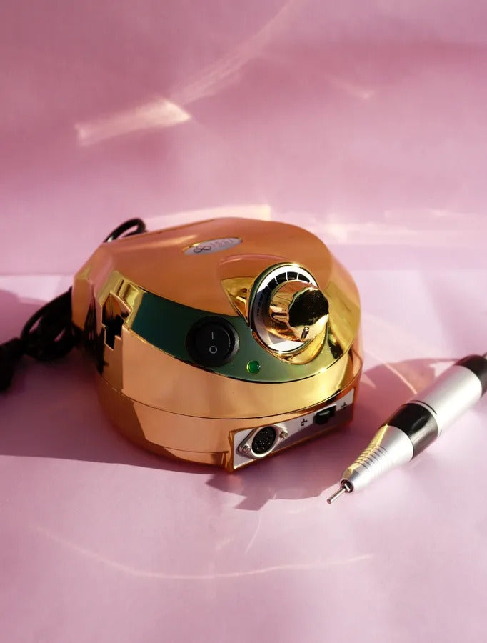 Torno para uñas dorado 35000 RPM 45W -  Solo en Pink Pot Plant 