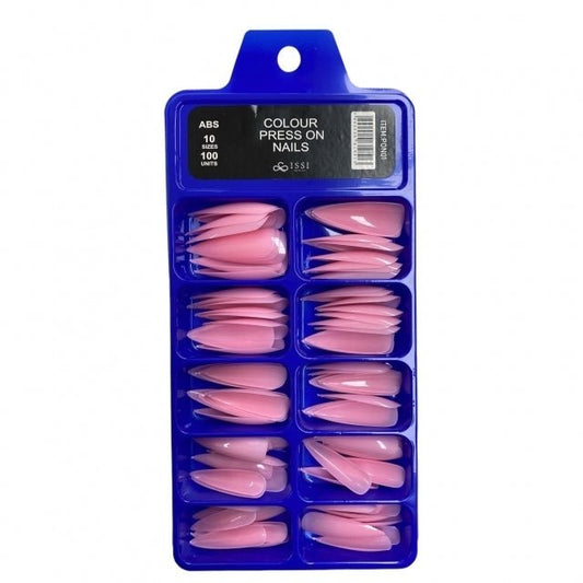 Uñas PRESS ON Coloridas #4 x100u ABS -  Solo en Pink Pot Plant 