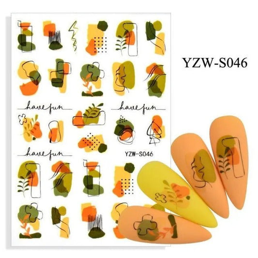 Sticker YZW-S046 - Pink Pot Plant