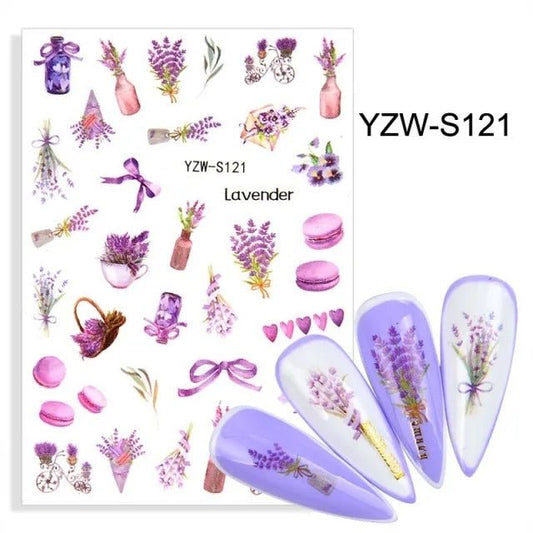 Sticker YZW-S121 - Pink Pot Plant