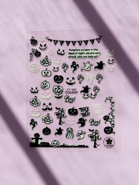 Stickers Neon HALLOWEEN CY048 - Pink Pot Plant